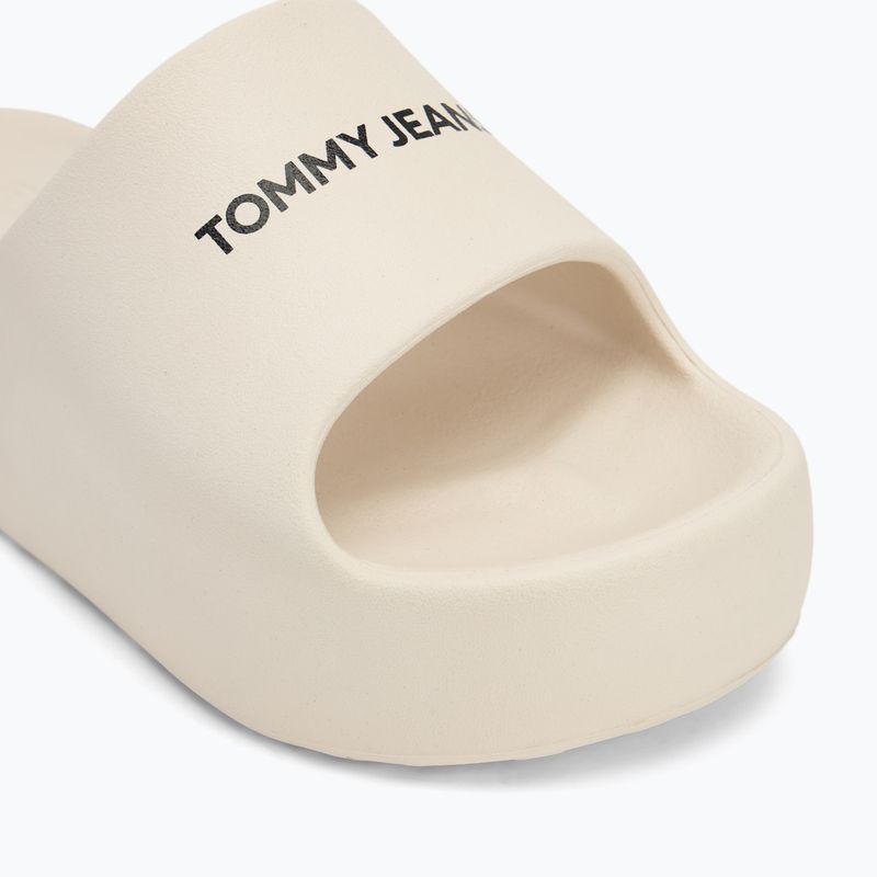 Klapki damskie Tommy Jeans Flatform Pool Slide Ess newsprint 7