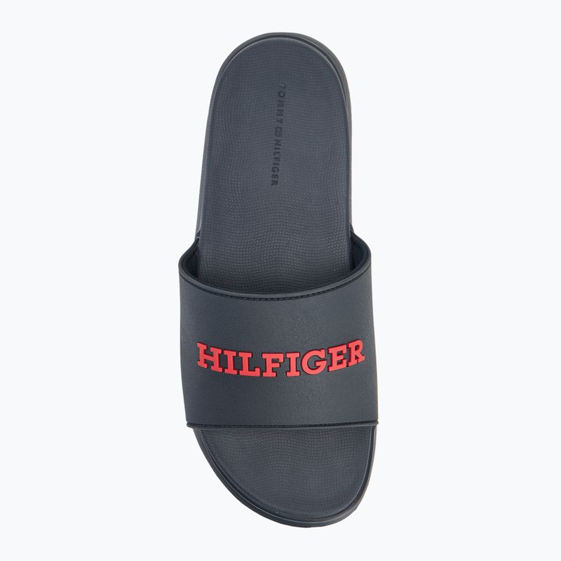 Klapki męskie Tommy Hilfiger Dual Density Pool Slide desert sky 5