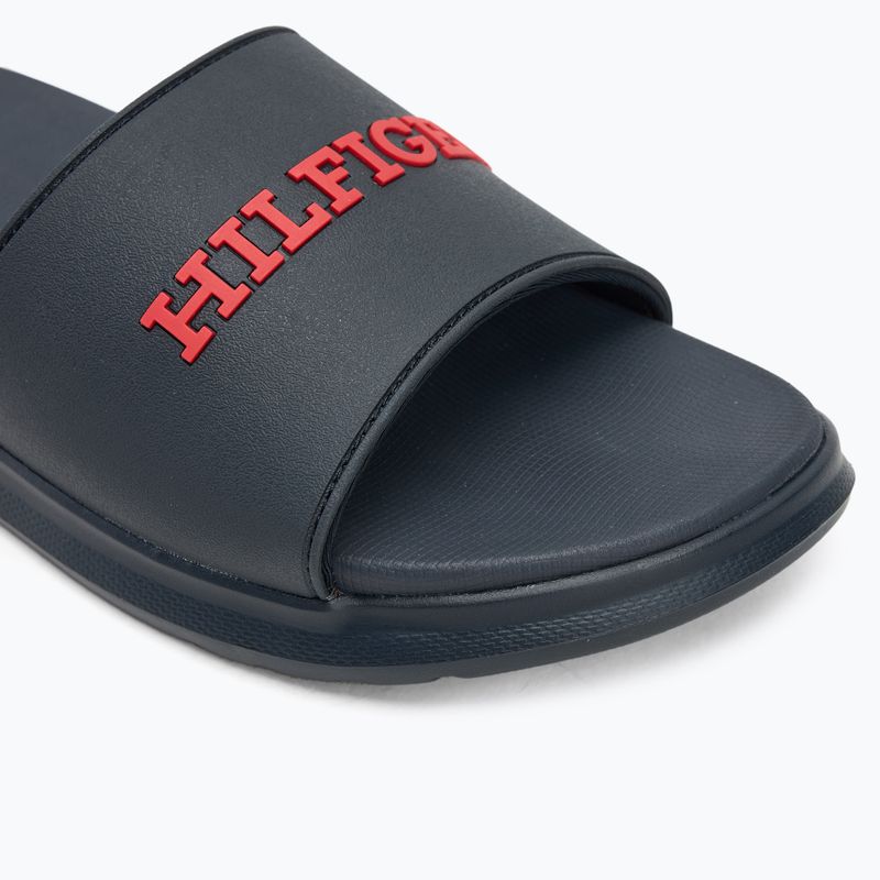Klapki męskie Tommy Hilfiger Dual Density Pool Slide desert sky 7