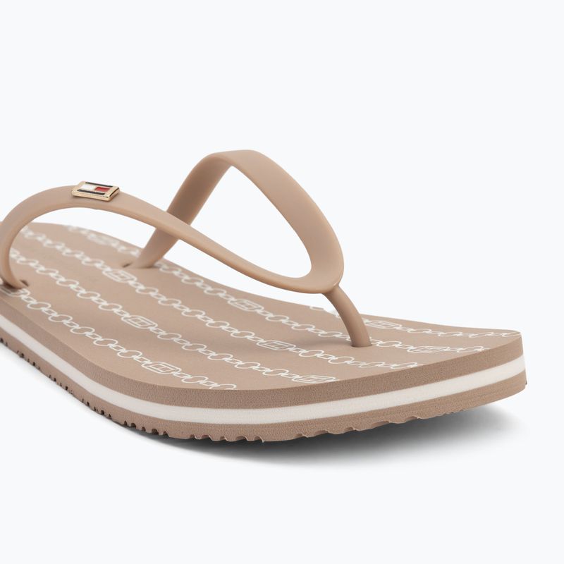 Japonki damskie Tommy Hilfiger Strap Beach Sandal claystone 7