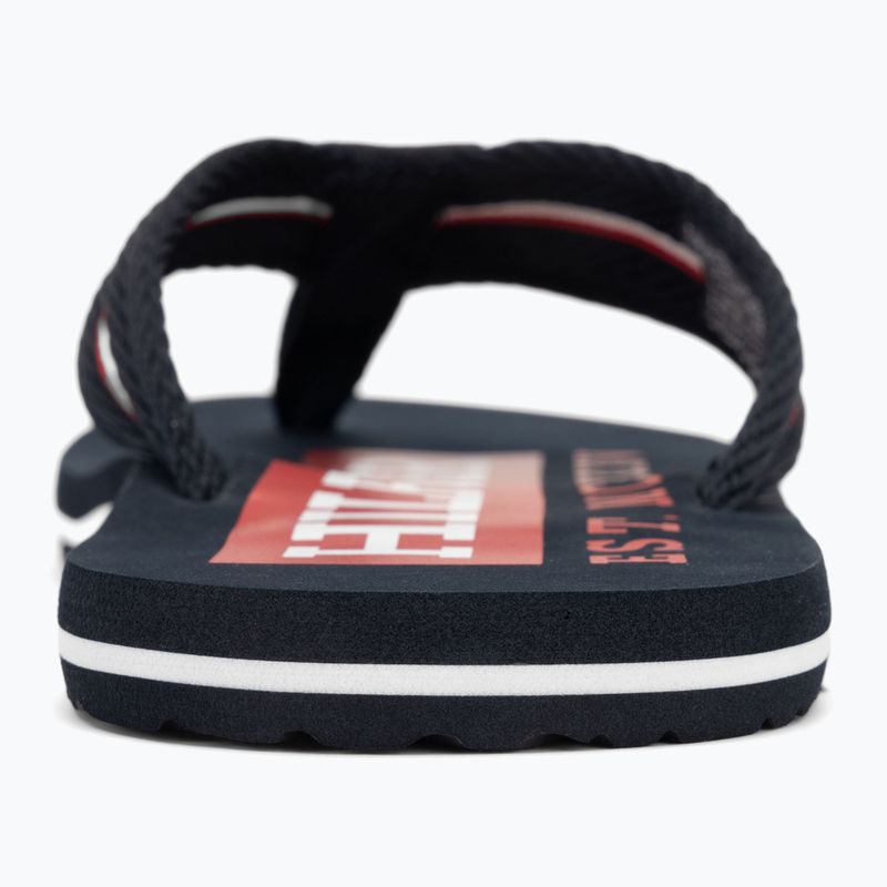 Japonki męskie Tommy Hilfiger Corporate Beach Sandal desert sky 6