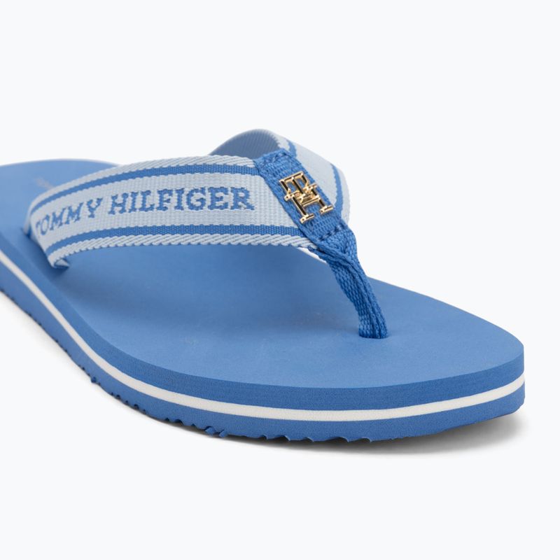 Japonki damskie Tommy Hilfiger Webbing Beach Sandal blue spell 7