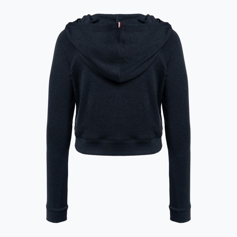 Bluza damska Tommy Hilfiger Slim Soft Hoodie blue 8