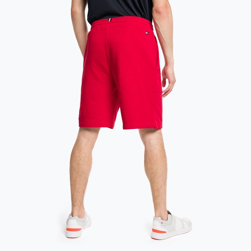 Spodenki męskie Tommy Hilfiger Graphic Sweatshort red 3