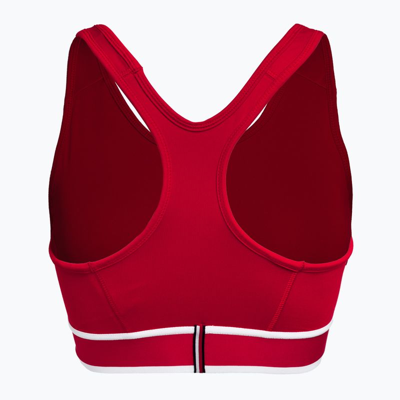 Biustonosz treningowy Tommy Hilfiger Mid Int Tape Racer Back red 6