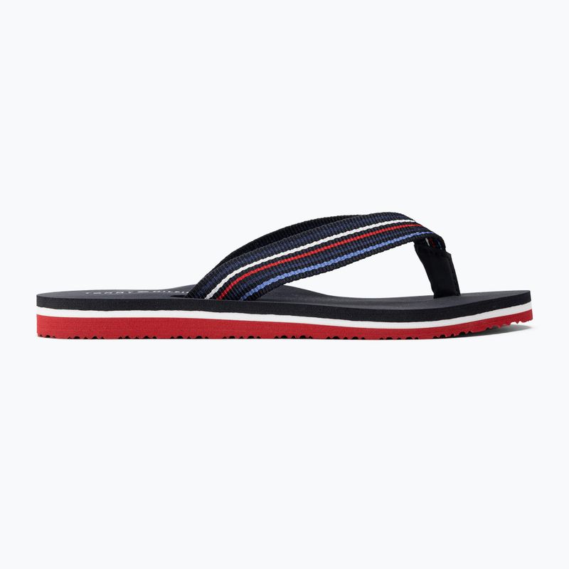Japonki damskie Tommy Hilfiger Stripes Beach Sandal red white blue 2