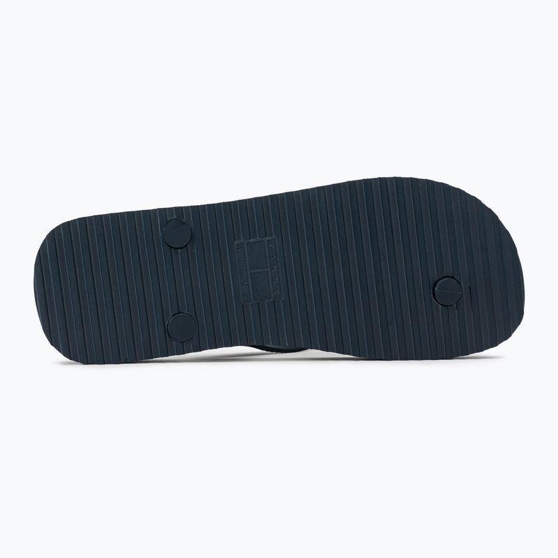 Japonki damskie Tommy Jeans Logo Flip Flop dark night navy 4
