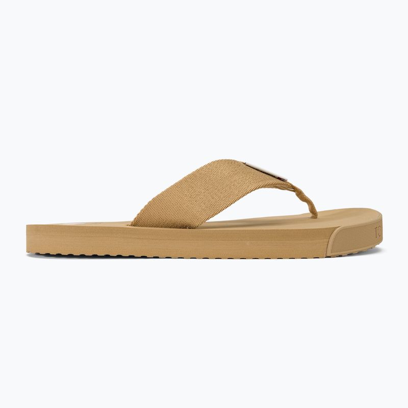 Japonki męskie Tommy Jeans Elevated Flip Flop tawny sand 2