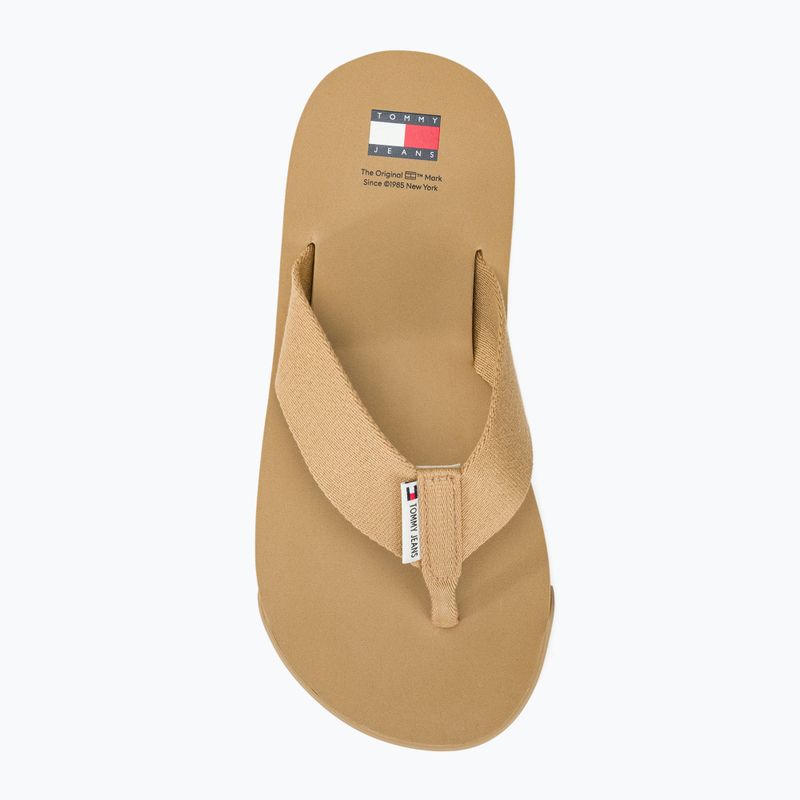 Japonki męskie Tommy Jeans Elevated Flip Flop tawny sand 6
