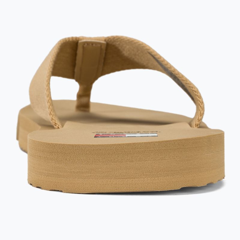 Japonki męskie Tommy Jeans Elevated Flip Flop tawny sand 7