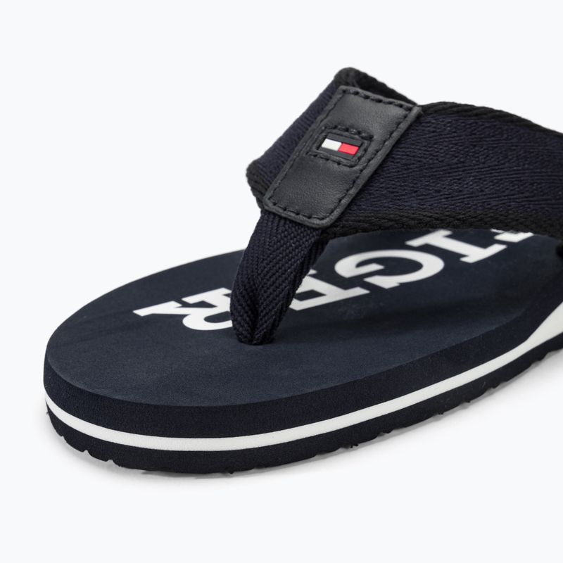 Japonki męskie Tommy Hilfiger Patch Beach Sandal desert sky 7