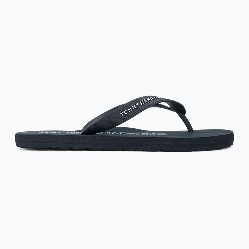 Japonki męskie Tommy Hilfiger Rubber Beach Sandal desert sky 2