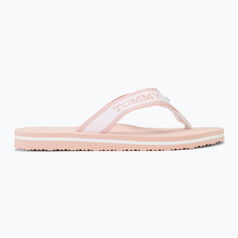 Japonki damskie Tommy Hilfiger Webbing Pool Slide ecru/whimsy pink 2