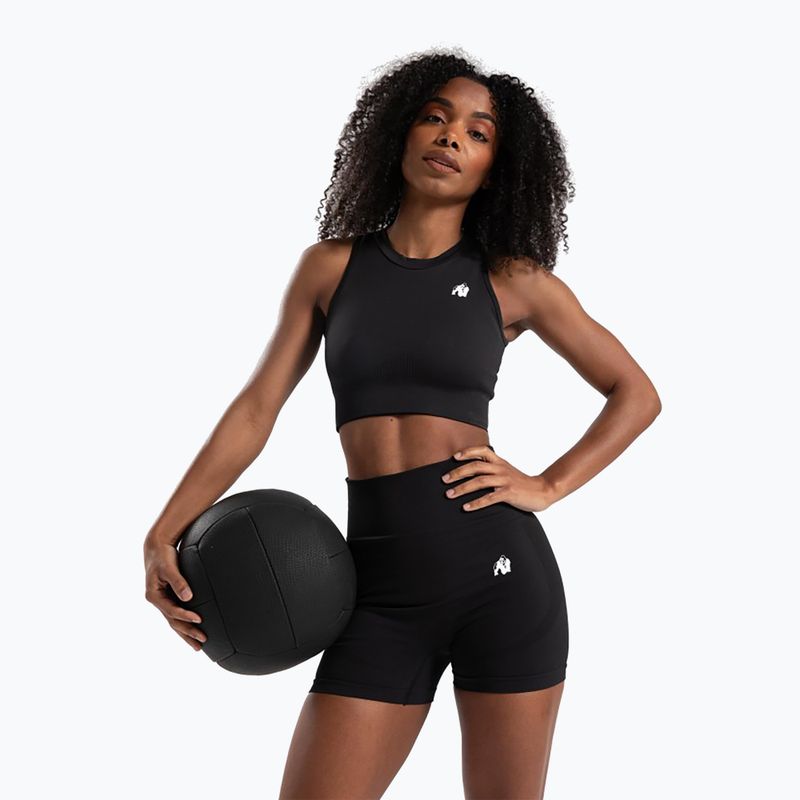 Top treningowy damski Gorilla Wear Olivia Crop black 3