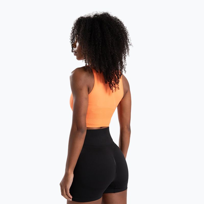 Top treningowy damski Gorilla Wear Olivia Crop orange 2