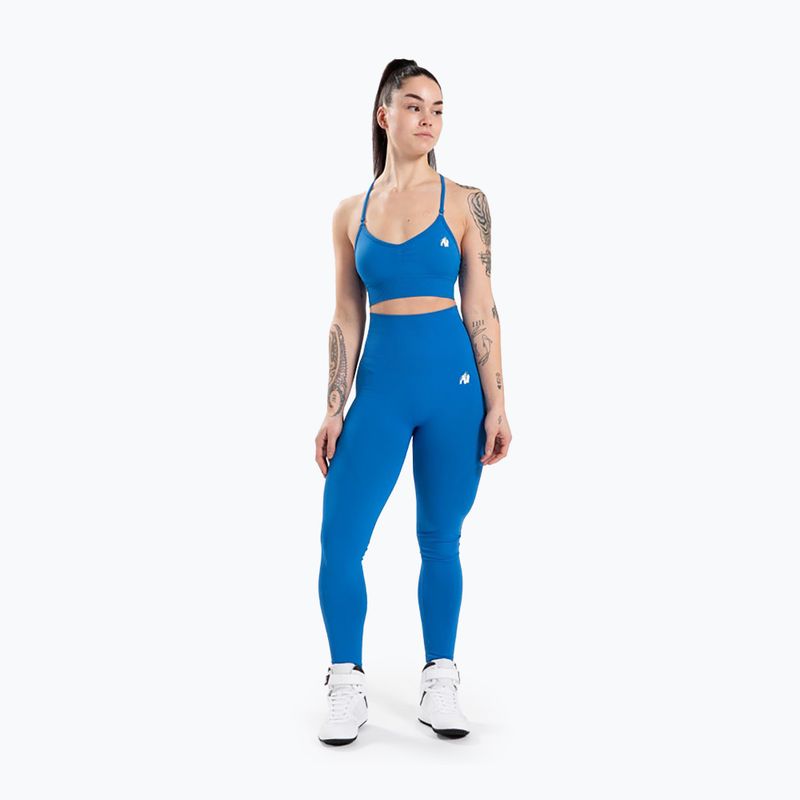 Biustonosz treningowy Gorilla Wear Olivia Sports Bra blue 2