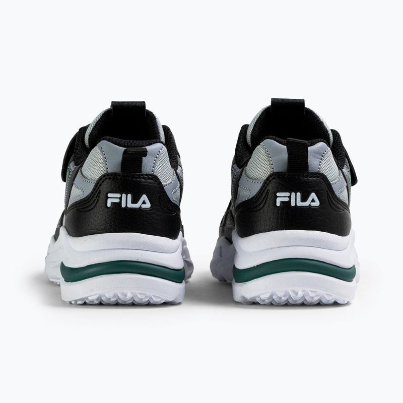 Buty dziecięce FILA Madrun Velcro black/posy green 10
