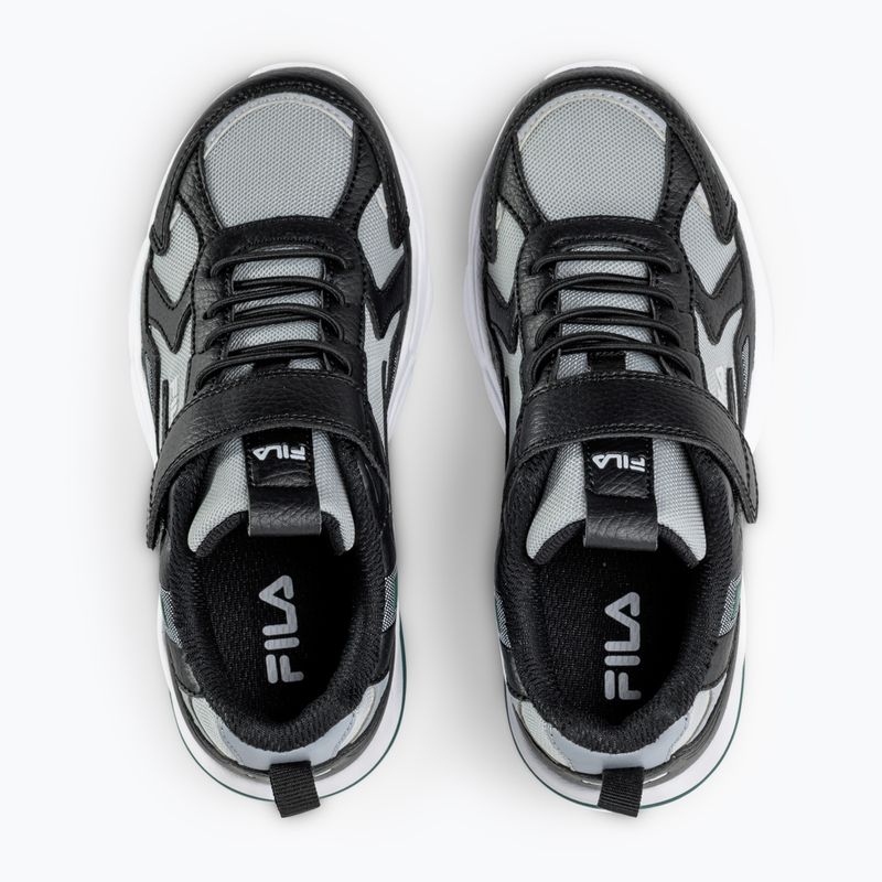 Buty dziecięce FILA Madrun Velcro black/posy green 12