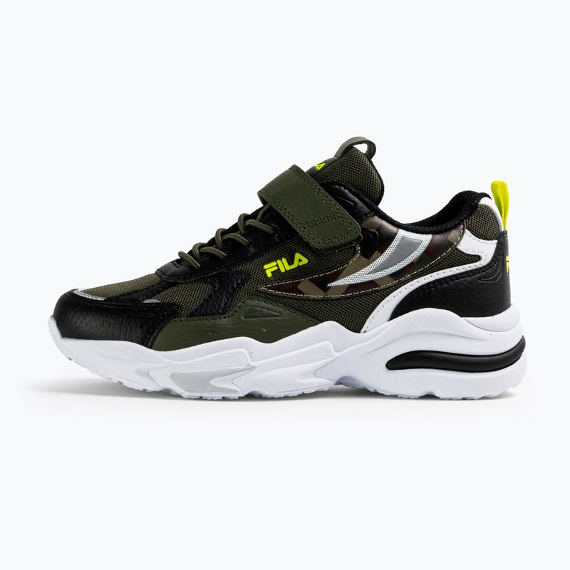Buty dziecięce FILA Madrun Velcro olive night 8