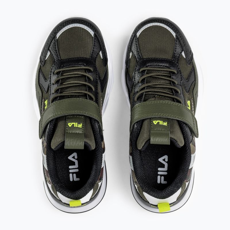 Buty dziecięce FILA Madrun Velcro olive night 12
