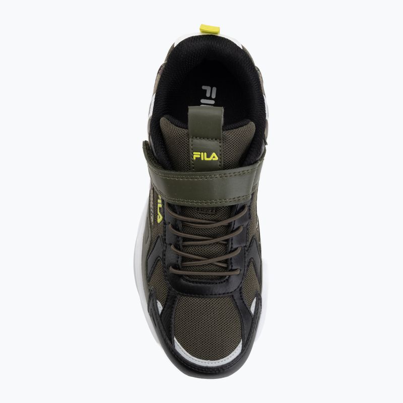 Buty dziecięce FILA Madrun Velcro olive night 5