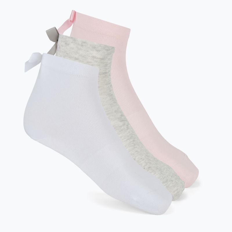 Skarpety dziecięce SKECHERS Non Terry Anklet 3 pary pink