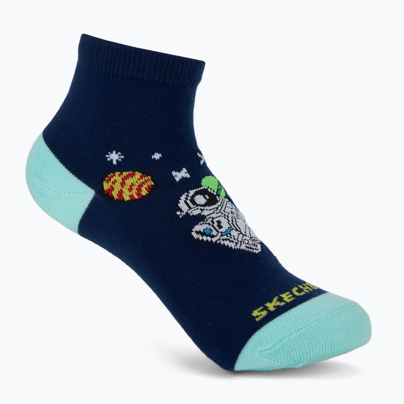 Skarpety dziecięce SKECHERS Non Terry High Qtr Crew 6 par grey/grey 6