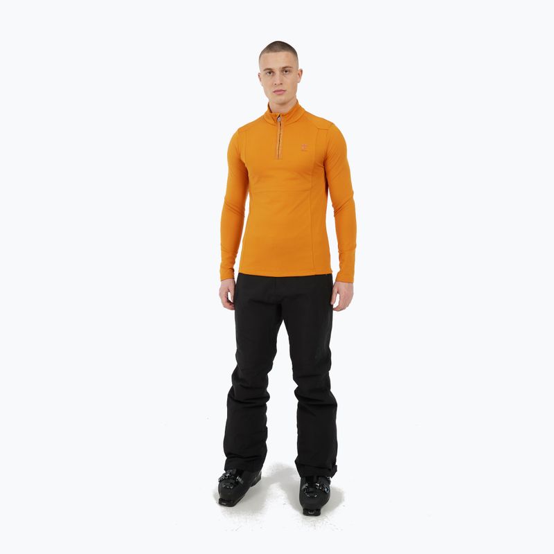 Bluza męska Protest Rewill 1/4 Zip Active caramel yellow 2