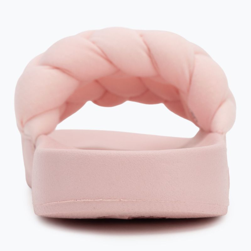 Klapki damskie Tommy Jeans Braided Slide delicate pink 6