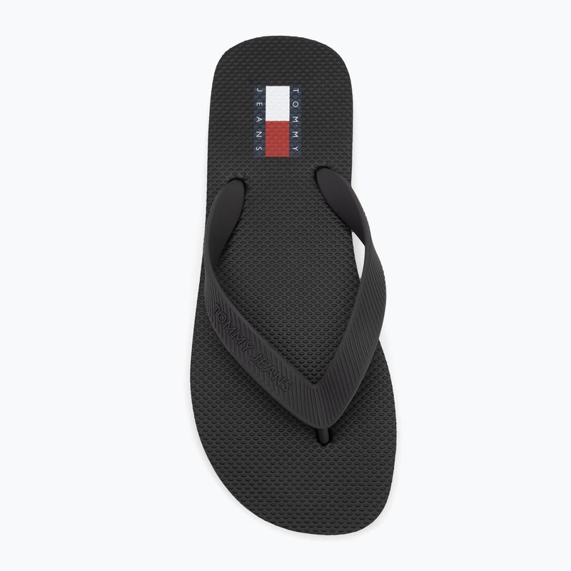 Japonki męskie Tommy Jeans Beach Sandal black 5