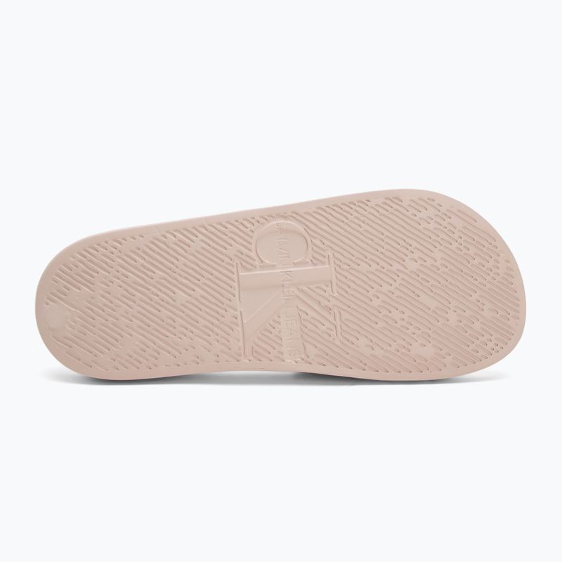 Klapki damskie Calvin Klein YW0YW01715 Slide Monogram Tpu whisper pink 4