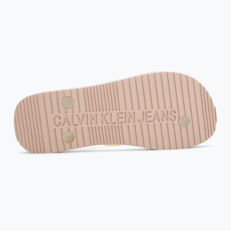 Japonki damskie Calvin Klein YW0YW01829 Beach Sandal Transparent Tpu whisper pink/bright white 4