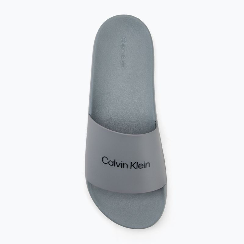 Klapki męskie Calvin Klein HM0HM00455 Pool Slide Rubber granite road 5