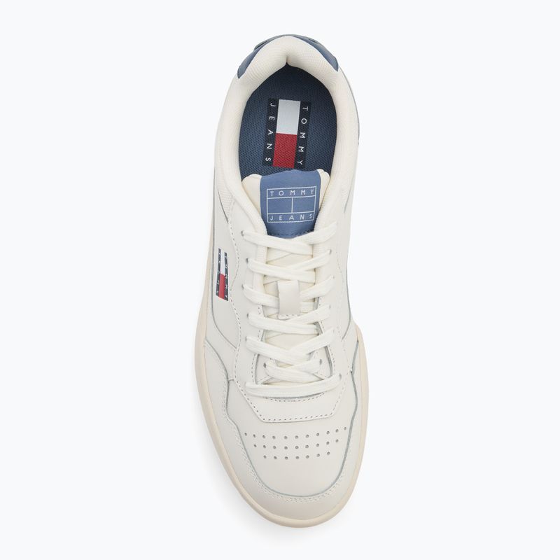 Buty męskie Tommy Jeans Cupsole Leather Ess blue moment 5