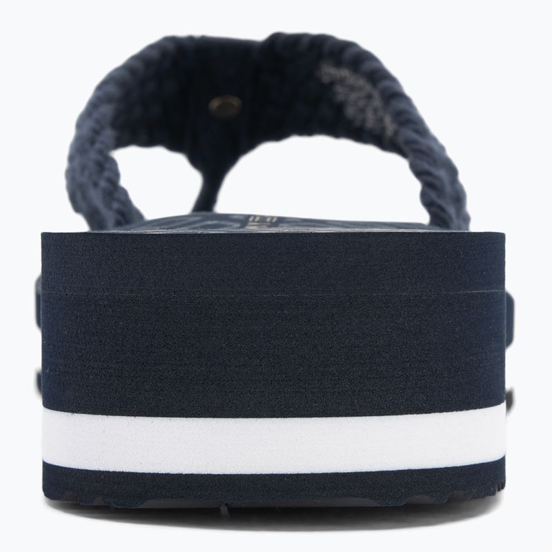 Japonki damskie Tommy Hilfiger Crochet Mid Beach Sandal space blue 6