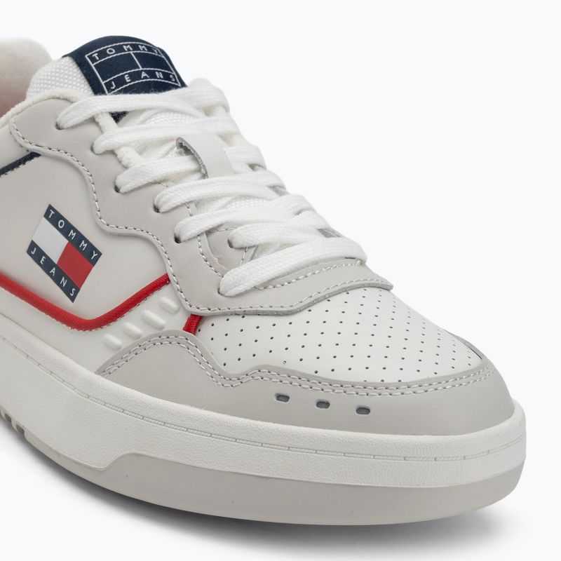 Buty męskie Tommy Jeans Cupsole Elevated Leather red/white/black 7