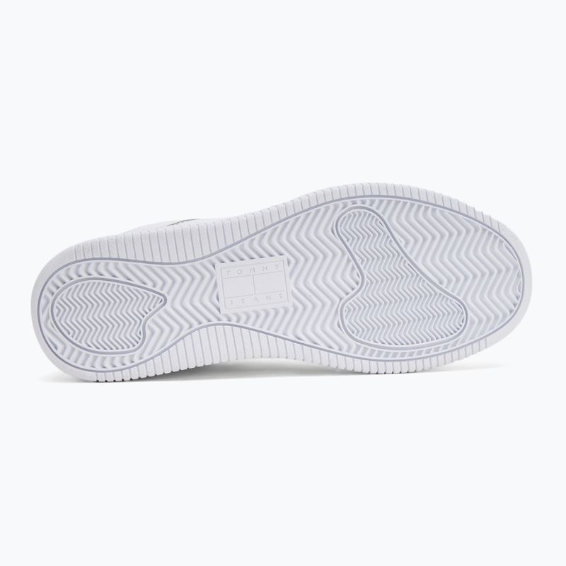 Buty męskie Tommy Jeans Retro Basket Ess white 4