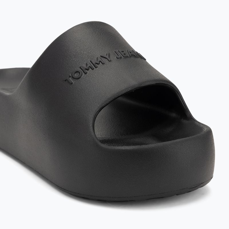 Klapki damskie Tommy Jeans Chunky Pool Slide Ess black 7