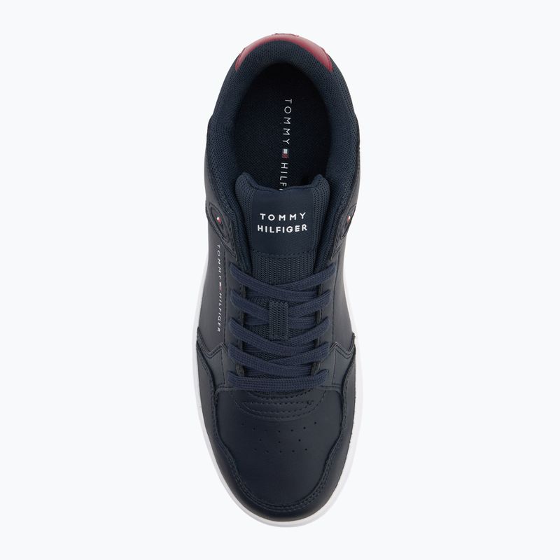 Buty męskie Tommy Hilfiger Basket Core Lite Lth Mix desert sky 5