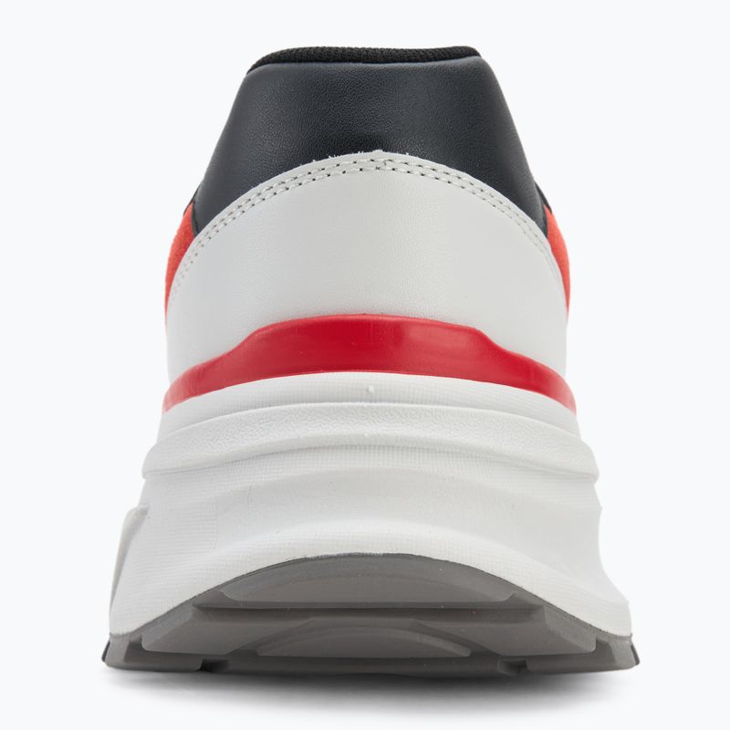Buty męskie Calvin Klein YM0YM01379 Hike Runner Mesh MIX bright white/grey/flame scarlet 6