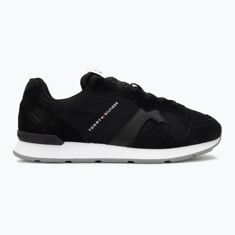 Buty męskie Tommy Hilfiger Runner Icon Mix black 2