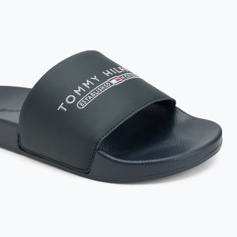 Klapki męskie Tommy Hilfiger Raised Pool desert sky 7