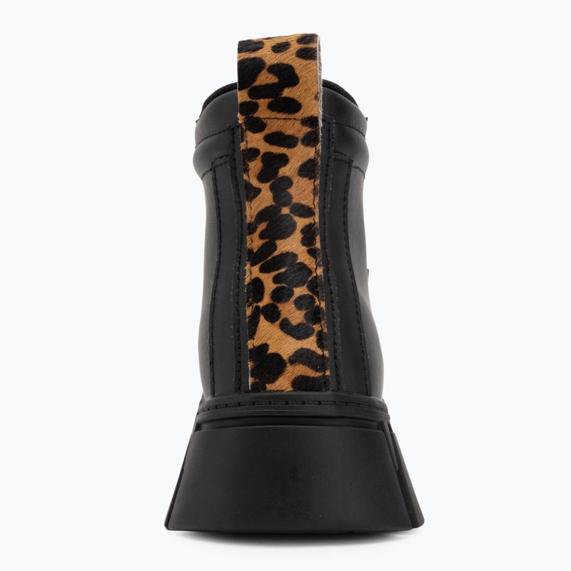 Buty damskie Tommy Jeans Vulc Flatform Leopard black 6