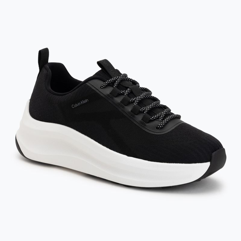 Buty męskie Calvin Klein HM0HM02158 Chunky Run Lacesock Stripe ck black