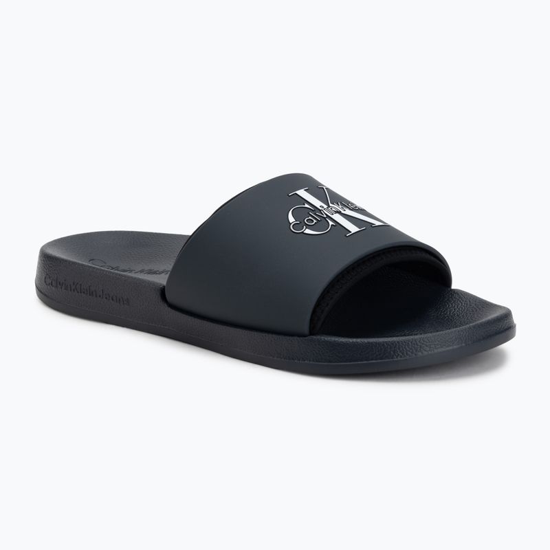 Klapki męskie Calvin Klein HM0HM02229 Ess Rubber Neoprene ck navy