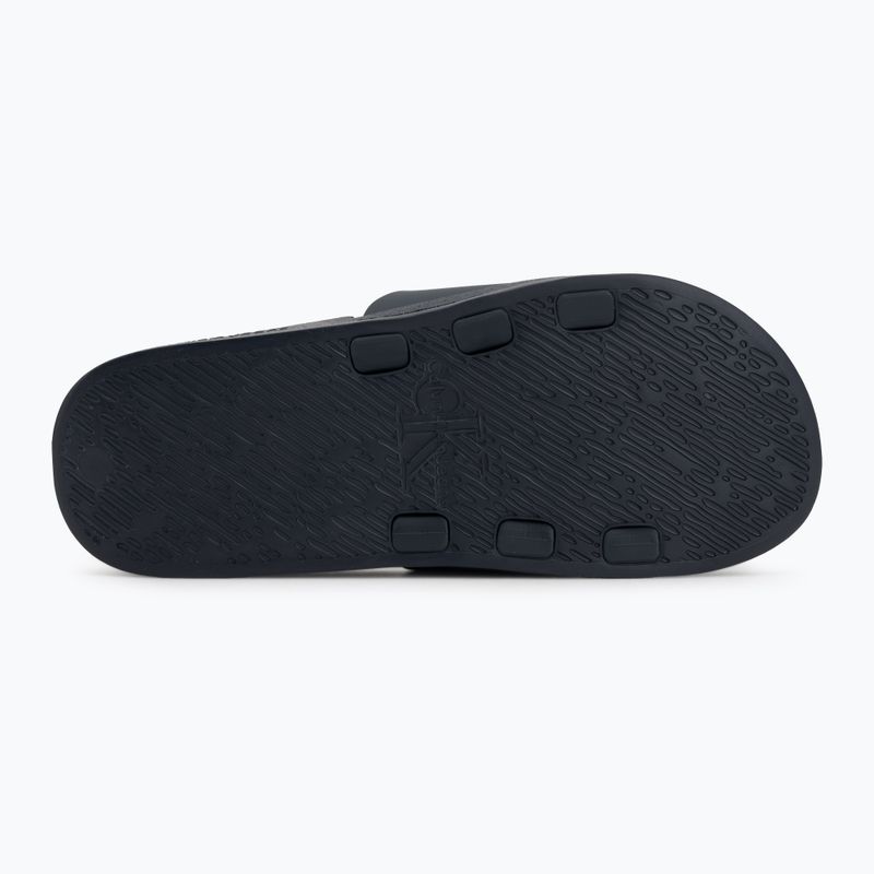 Klapki męskie Calvin Klein HM0HM02229 Ess Rubber Neoprene ck navy 4