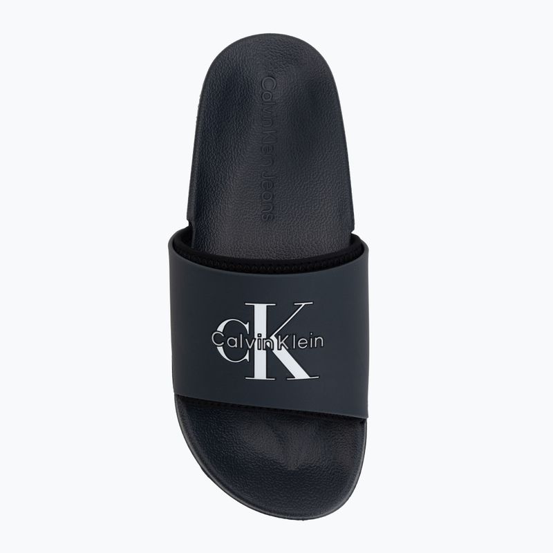Klapki męskie Calvin Klein HM0HM02229 Ess Rubber Neoprene ck navy 5
