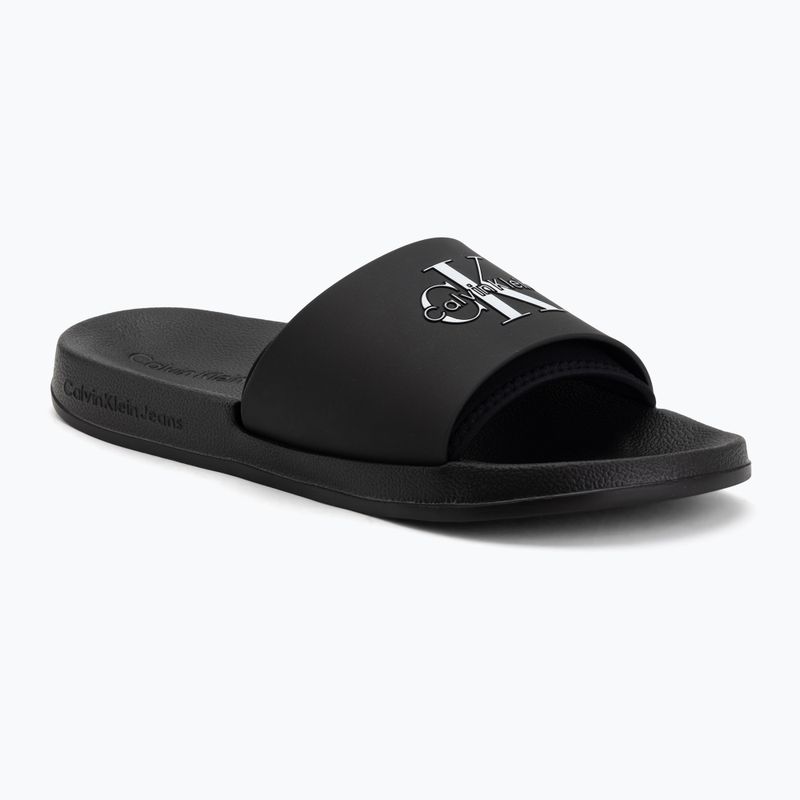 Klapki męskie Calvin Klein HM0HM02229 Ess Rubber Neoprene triple black