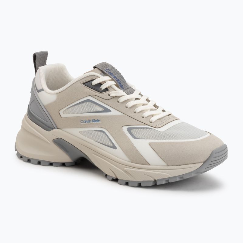 Buty damskie Calvin Klein HW0HW03019 Hike Run Ckstripe Ripst oatmeal/marshmallow/cloudburst