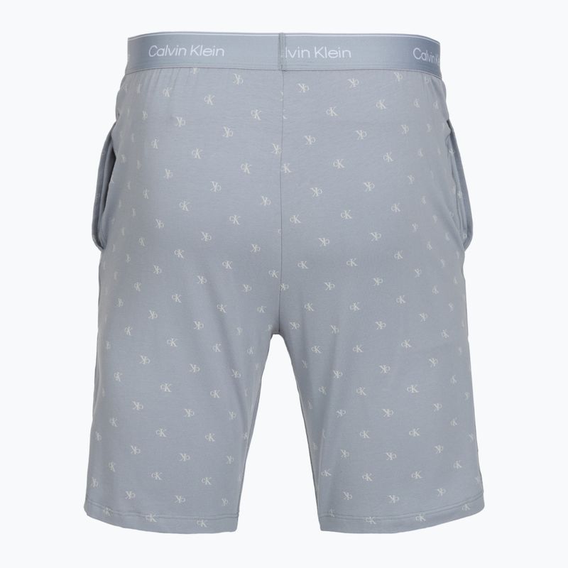 Piżama męska Calvin Klein LV00NM2900 misty grey top /diamond logo misty 7